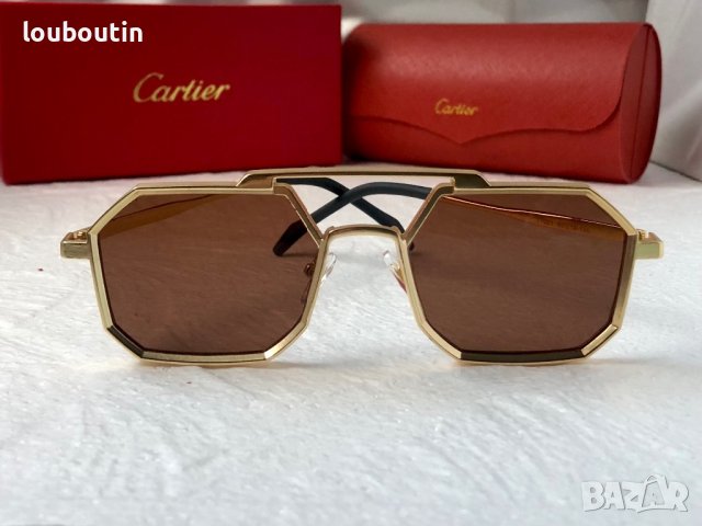 -22% Разпродажба Cartier Мъжки слънчеви 2 цвята осмоъгълни, снимка 3 - Слънчеви и диоптрични очила - 41976023