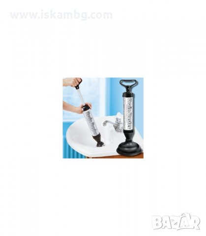 ГОЛЯМА И МОЩНАТА ВАКУУМ ПОМПА ЗА ОТПУШВАНЕ НА КАНАЛИ DRAIN BUSTER - код  0692, снимка 4 - Други стоки за дома - 34088424