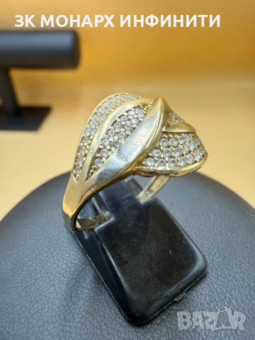 Златен пръстен /585/, снимка 2 - Пръстени - 53533020