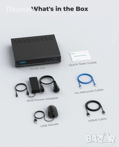 NVR Reolink RLN8-410 8 канален 8 MP + 2TB HDD, снимка 10 - Комплекти за видеонаблюдение - 51069902