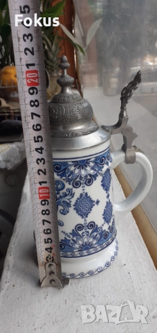 Колекционерска немска халба за бира, снимка 7 - Антикварни и старинни предмети - 53336044