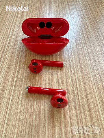 HUAWEI FreeBuds 3, Red, Active Noise Cancelling - безжични слушалки, снимка 7 - Безжични слушалки - 41980111