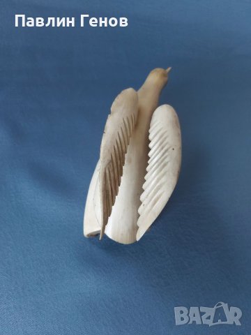 Стар сувенир от рог / кост, снимка 5 - Антикварни и старинни предмети - 40626704