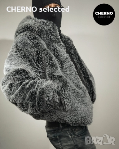 ZARA Яке от изкуствен косъм с качулка – Размер L – Ново без етикети, снимка 3 - Якета - 52860348