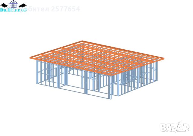 Бунгало,Бунгала,Къщи,Преместваеми къщи,Модулни,Жилищни - 77,6м², снимка 1 - Строителни материали - 44258637