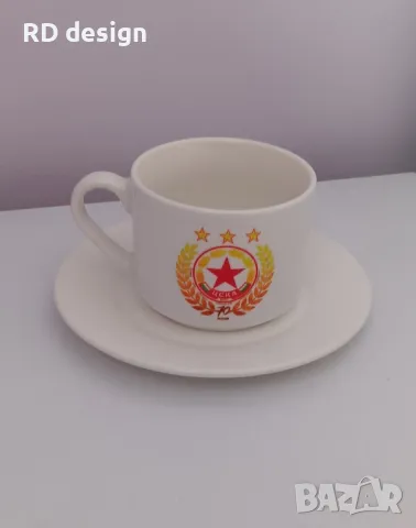 Чаша за кафе ЦСКА, снимка 2 - Фен артикули - 48733651