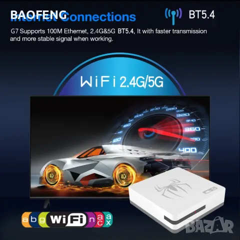 Нова G7 Android 40,000 игри 15000 канала 14 Игрова конзола и tv box в едно Plus Gaming TV Box , снимка 15 - Други игри и конзоли - 48853498