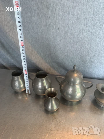  лот съдове  калаени изделия,  , снимка 6 - Антикварни и старинни предмети - 51421507