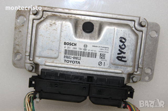 Моторен компютър ECU Toyota Aygo (2005-2012г.) 89661-0H012 / 896610H012 / 0 261 208 704 / 0261208704