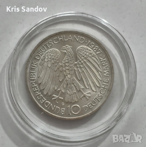 Германия 10 Марки 1987 – 30 г. Римски договори 