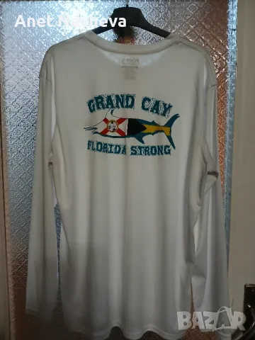 Мъжка блуза спортна бяла , снимка 2 - Спортни дрехи, екипи - 48350317