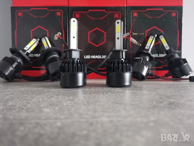 LED крушки за фарове, H1 H7 H4, снимка 3 - Аксесоари и консумативи - 41425554
