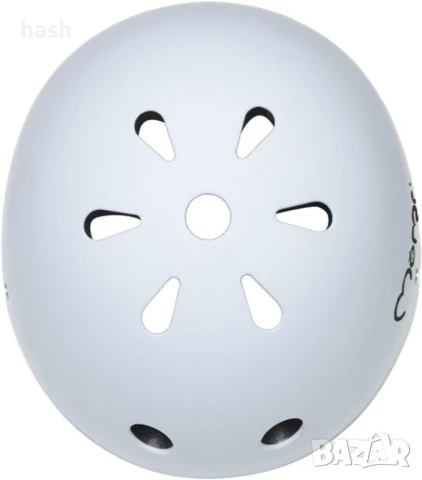 Детска унисекс каска Momi Mimi, сива, 47-58, снимка 3 - Аксесоари за велосипеди - 50886552