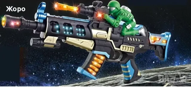 Детски автомат F16 с вибрация звук и светлина зелен 154932, снимка 2 - Други - 48252881