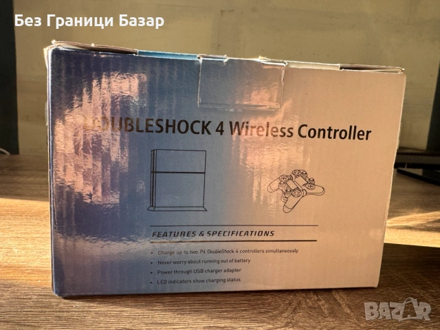Нов Контролер за PS4 DoubleShock 4 безжичен бял джойстик за игри, снимка 2 - Други игри и конзоли - 53124098