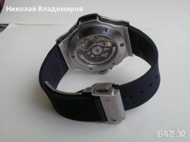 Hublot автомат хронограф chronogra[h мъжки ръчен часовник , снимка 4 - Мъжки - 53486121