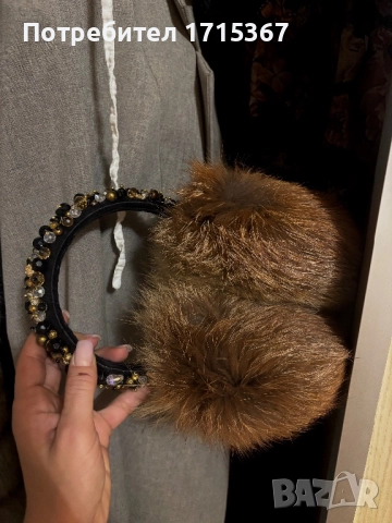 Ушанки от естествен косъм лисица 
