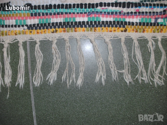 Килимче Мулти-колор - тъкан - 100% памук !!!, снимка 8 - Килими - 53560552