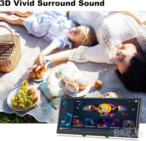 Нов 12.3-инчов вторичен монитор, IPS разтеглен LCD дисплей за пътуване 1920 * 720 HDMI USBC ..., снимка 5 - Монитори - 52521077