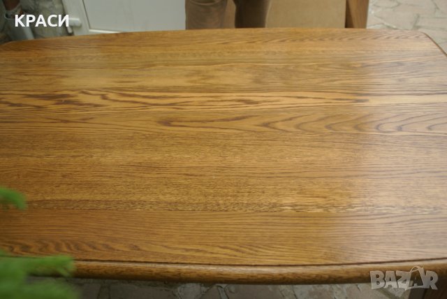 продавам масивна букова маса+6 стола, снимка 6 - Маси - 40795994