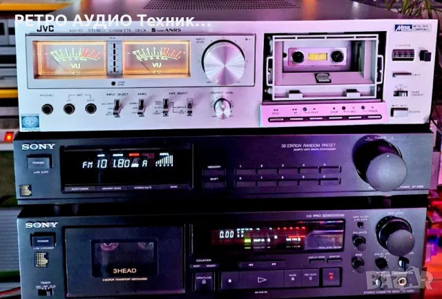 Рядък модел винтидж касетен дек JVC mod. KD-A5

, снимка 11 - Декове - 50292288