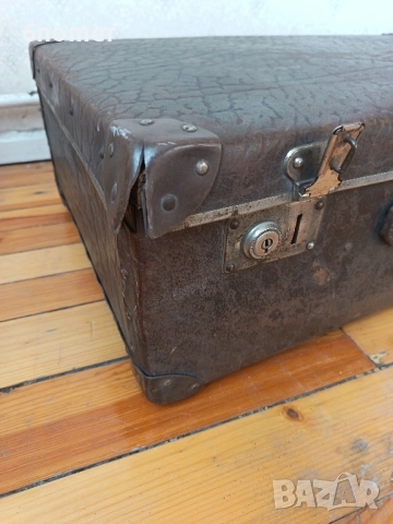 Два стари куфара, ретро, снимка 5 - Антикварни и старинни предмети - 52529136
