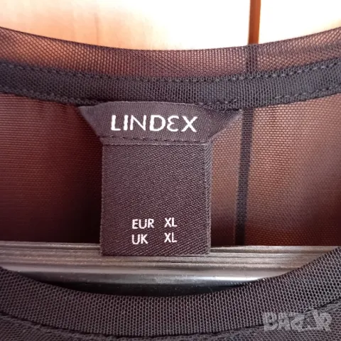 Прозрачна дълга рокля с цепки Lindex , снимка 5 - Рокли - 47319536