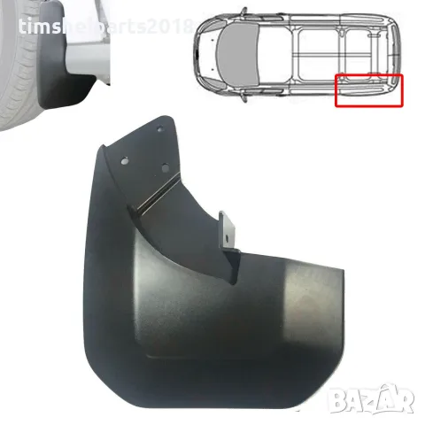 Ляв Калобран ЗАДЕН за Ford Transit след 2014