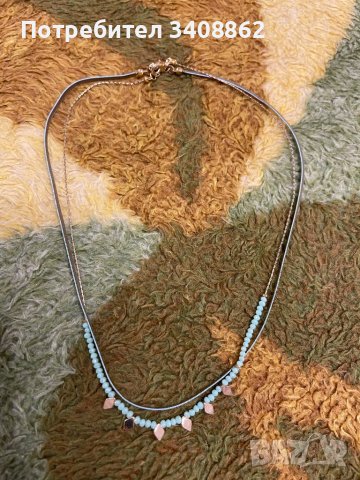 Аксесоар естествен косъм за чанта +колие, снимка 2 - Колиета, медальони, синджири - 39341691