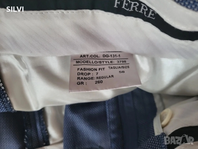 Костюм Gianfranco Ferrе от Италия 58IT , снимка 7 - Костюми - 52245627