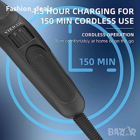 Нова Безжична електрическа машинка тример за подстригване на коса брада/Мъже, снимка 6 - Тримери - 41665603