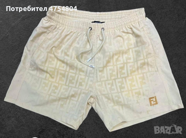 Мъжки бански Fendi с ефект при намокряне, снимка 6 - Бански - 53709930