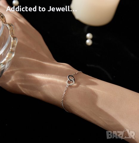 Сребърна гривна /2318/, снимка 5 - Гривни - 39683767