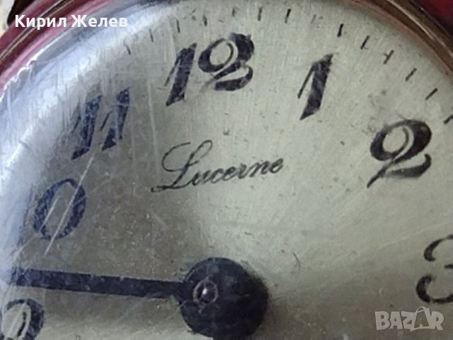 LUCERNE ДАМСКИ ЧАСОВНИК ШВЕЙЦАРСКИ МНОГО КРАСИВ ИНТЕРЕСЕН ДИЗАЙН С КОЖЕНА КАИШКА 33304, снимка 3 - Дамски - 38702918