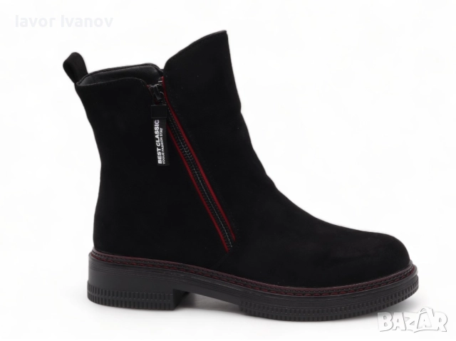Дамски топли боти от велур - НИСКА ЦЕНА - ВИСОКА КАЧЕСТВО, снимка 9 - Дамски боти - 51641913