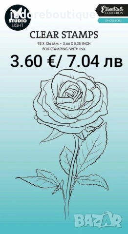 Силиконови печати Studio Light различни видове цветя, хора и други, снимка 2 - Други - 34638866