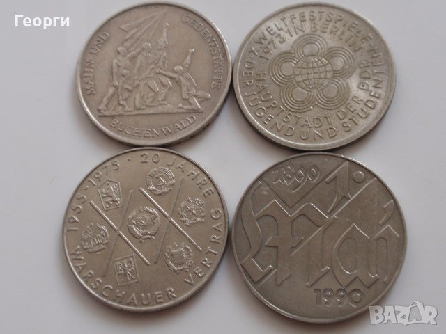 лот 12 юбилейни монети ГДР , снимка 4 - Нумизматика и бонистика - 41677145