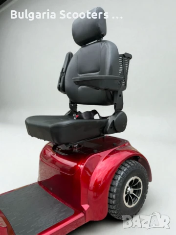 Четириколка за инвалиди на ток MaxElectric F3 2000W - Red, снимка 9 - Инвалидни скутери - 51261509