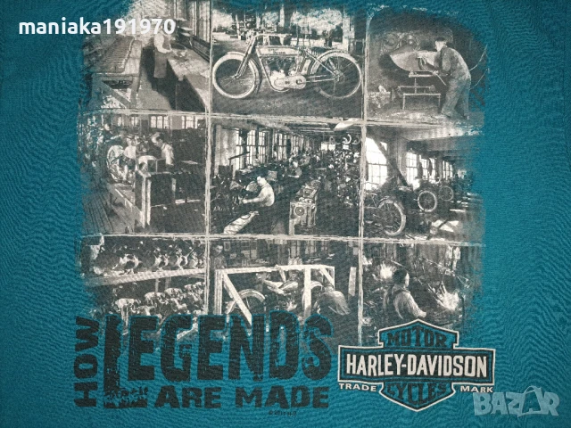 Harley Davidson (М) мъжка тениска, снимка 3 - Тениски - 50507278