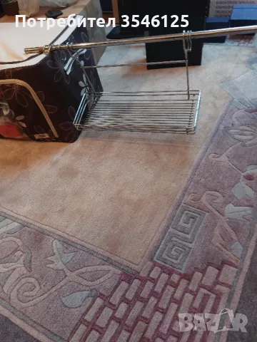 Органайзер за кухня или баня със стелаж и 5 кукички