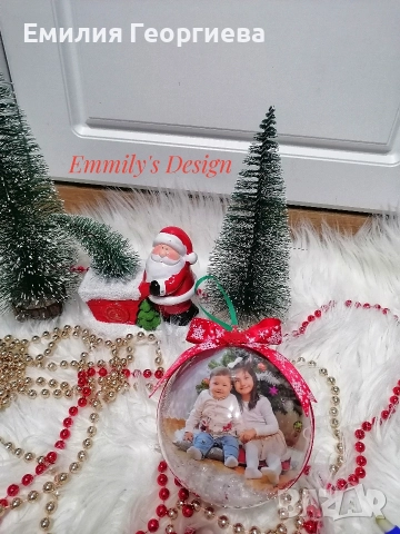 Коледни топки със снимки на най-ниски цени , снимка 12 - Други - 52822318