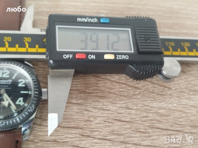 ЧАСОВНИК DIVER ВИНТИЖ 60/70 г Перфектен Работи Точно , снимка 6 - Мъжки - 52389518
