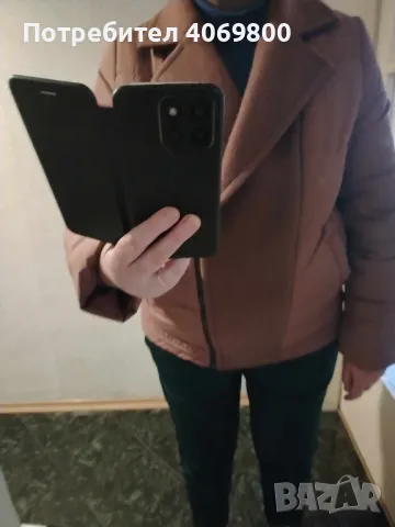 Яке в цвят визон, снимка 4 - Якета - 49025917