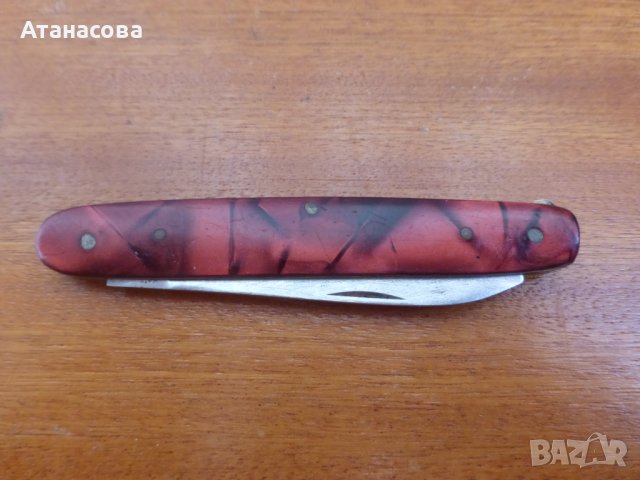 Джобно ножче с 2 остриета цвят пепел от рози, снимка 8 - Ножове - 41103537