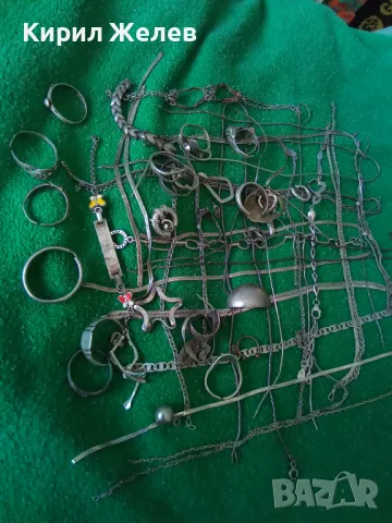 100 грама сребърни накити за поправка за реставрация за части или материал 50642, снимка 8 - Колиета, медальони, синджири - 50238798