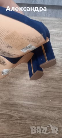 Официални тъмно сини обувки, снимка 3 - Дамски елегантни обувки - 41609010