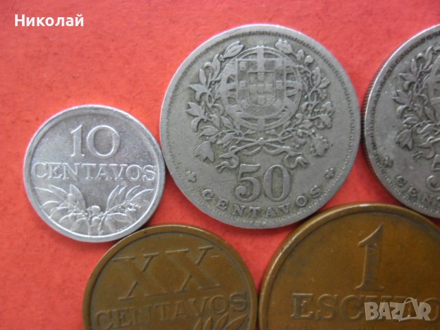 Лот монети Португалия , снимка 2 - Нумизматика и бонистика - 42195498