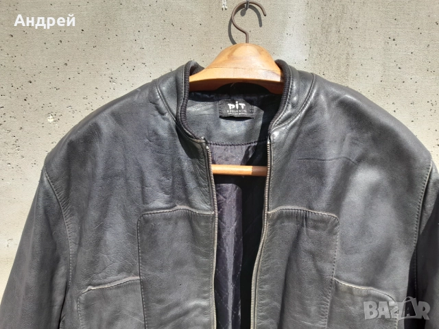 Мъжко кожено яке, снимка 2 - Якета - 52109391