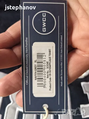 Чисто Нова Оригинална тениска от Oxford University - XL, снимка 5 - Тениски - 47943395