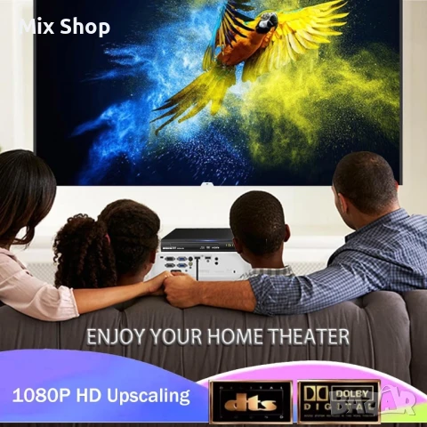 Нов Lonpoo Blu Ray DVD Player, Full 1080p , снимка 3 - Плейъри, домашно кино, прожектори - 51356167